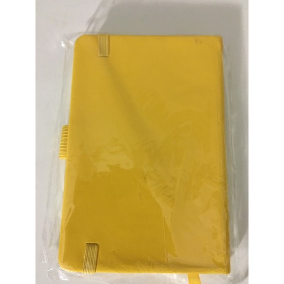 JOURNAL: LINED PAGES JOURNAL, 5"X4"FAUX LEATHER YELLOW RECOGNITION JOB CAREER - Picture 3 of 5